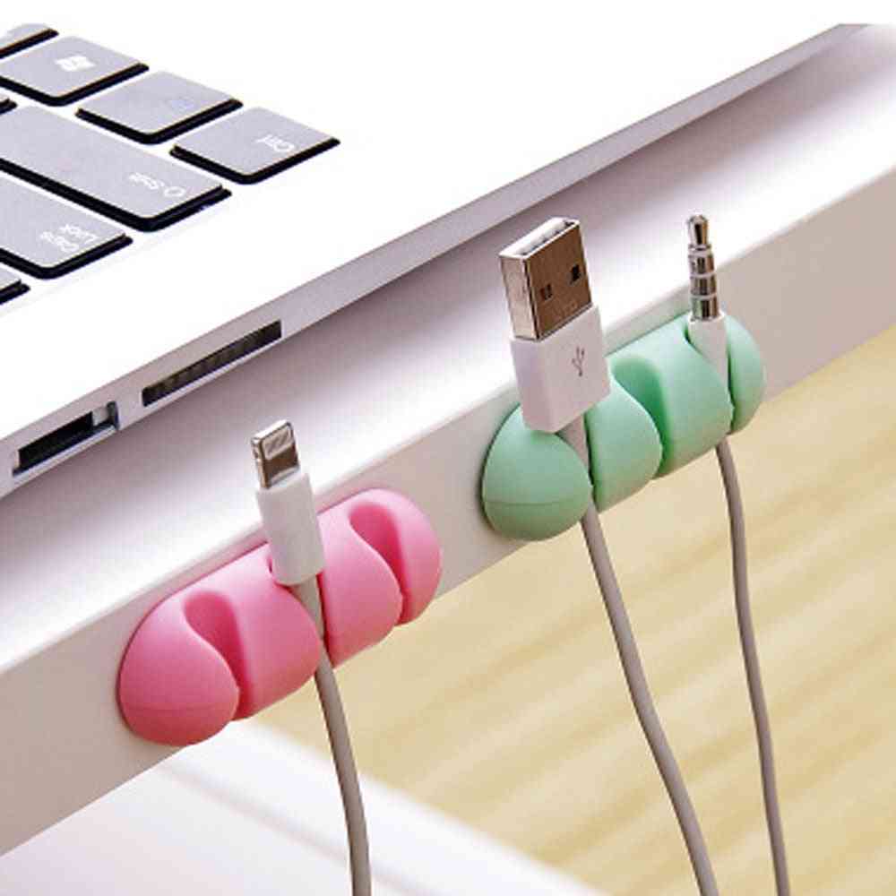 Cable Winder Wire Storage - Desk Tidy Organizer For Digital Cables