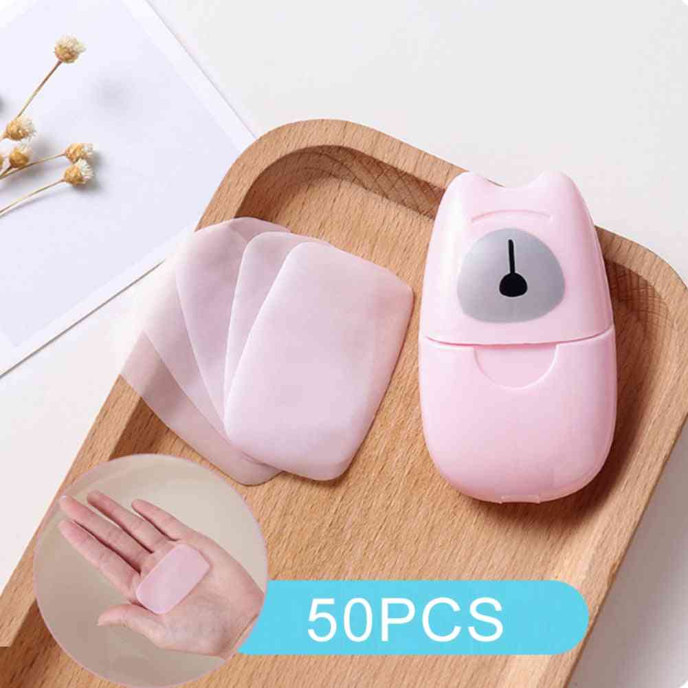 Portable And Disposable Paper Soap With Box