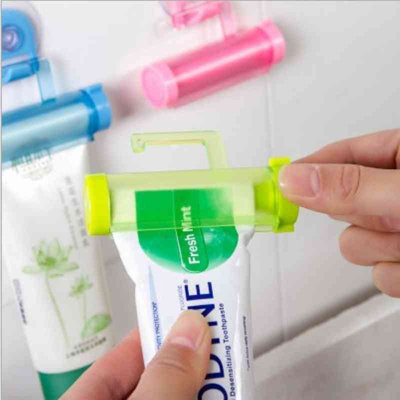 Manual Rolling Toothpaste Squeezer And Holder