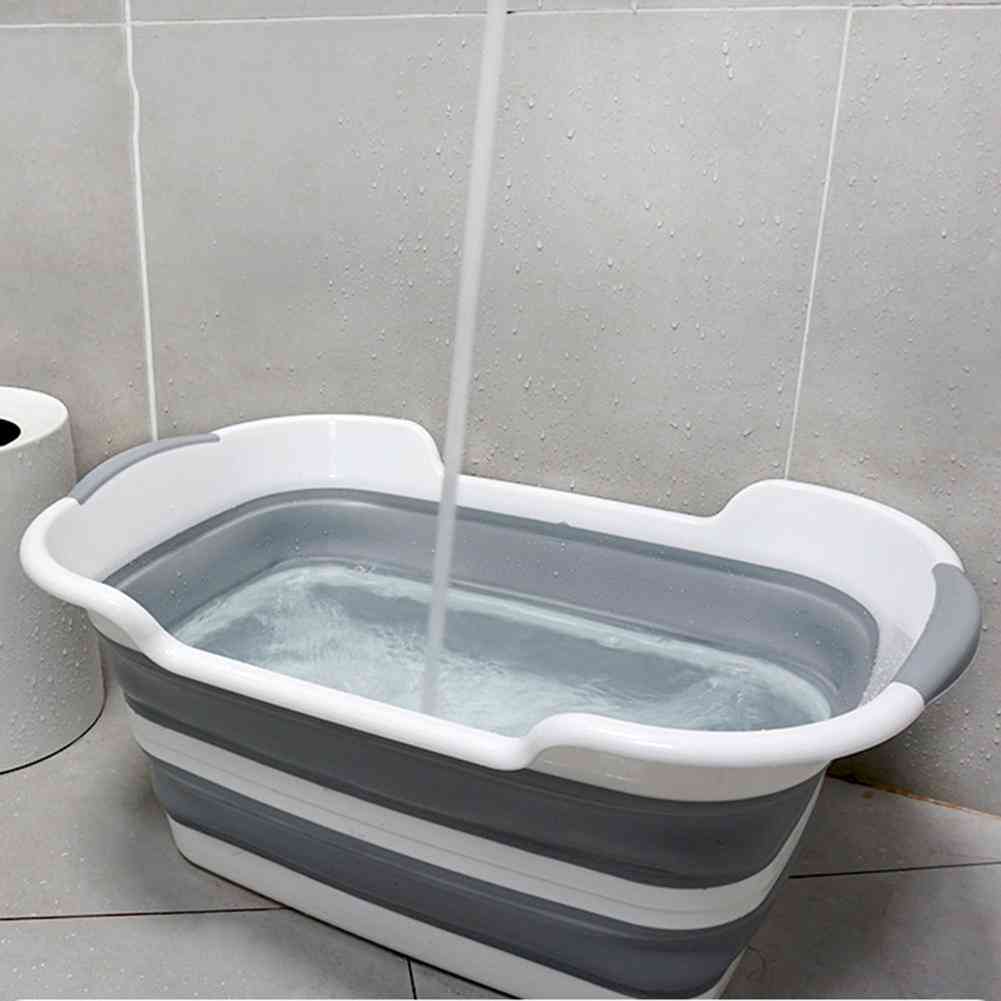 Multifuntional, Foldable Clothes Basket, Sundries Container, Pet Bathtub