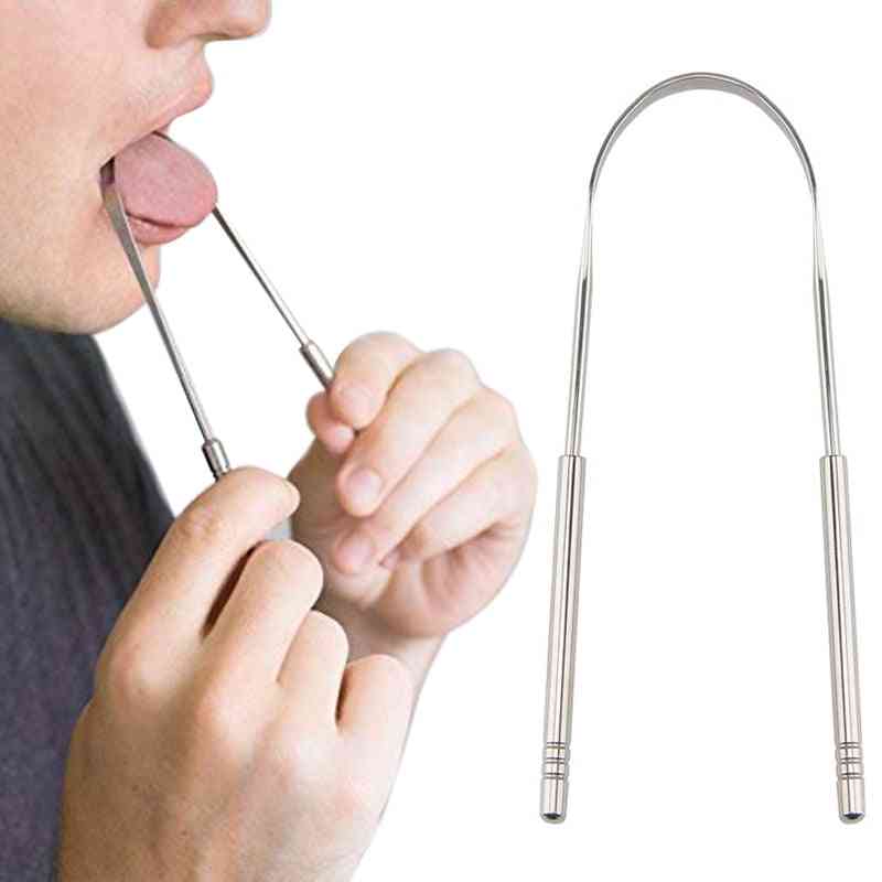 Nehrdzavejúca oceľ, čistič ústneho jazyka - nástroj starostlivosti o ústnu hygienu