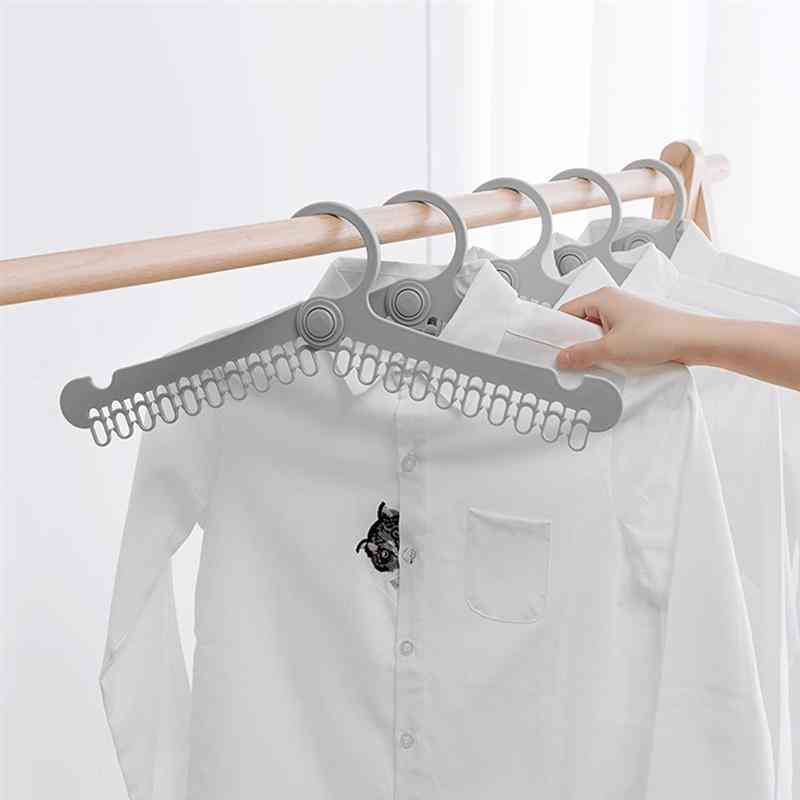 Multifunctional, Portable And Folding Clothes Drying Hanger