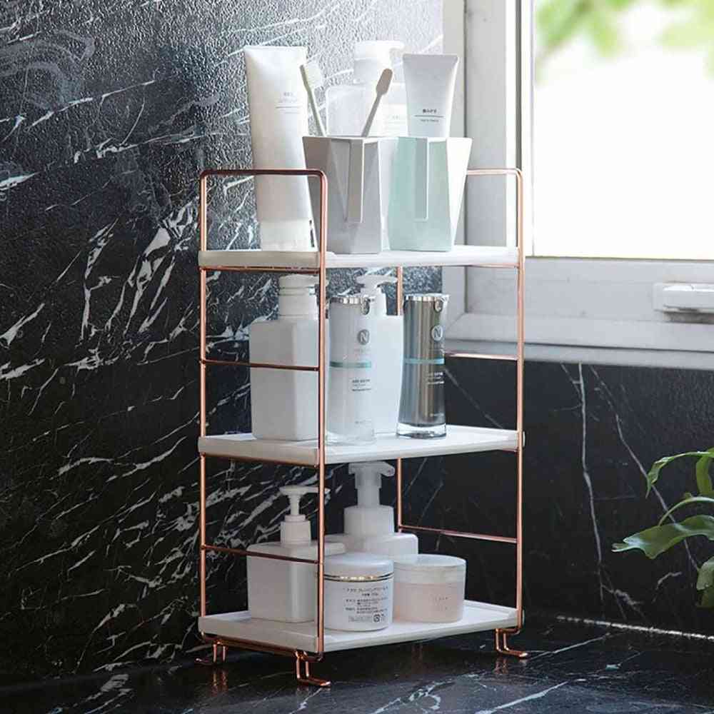 Bathroom Shelf Storage Rack - Display Stand Shelves For Cosmetics, Shampoo - Multi-layer Shower Caddy