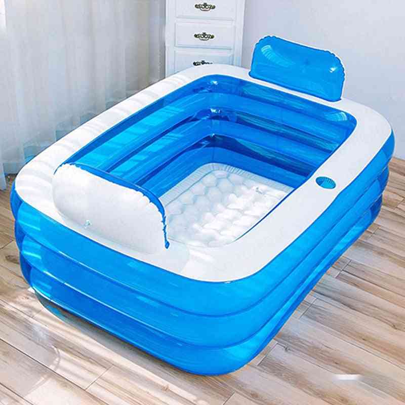 Inflatable Bathtub Home Thickening Folding Barrel