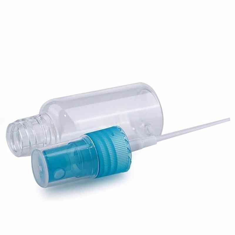 малки празни пластмасови прозрачни бутилки за спрей за грим за кожата презареждаем преносим дозатор за сапун