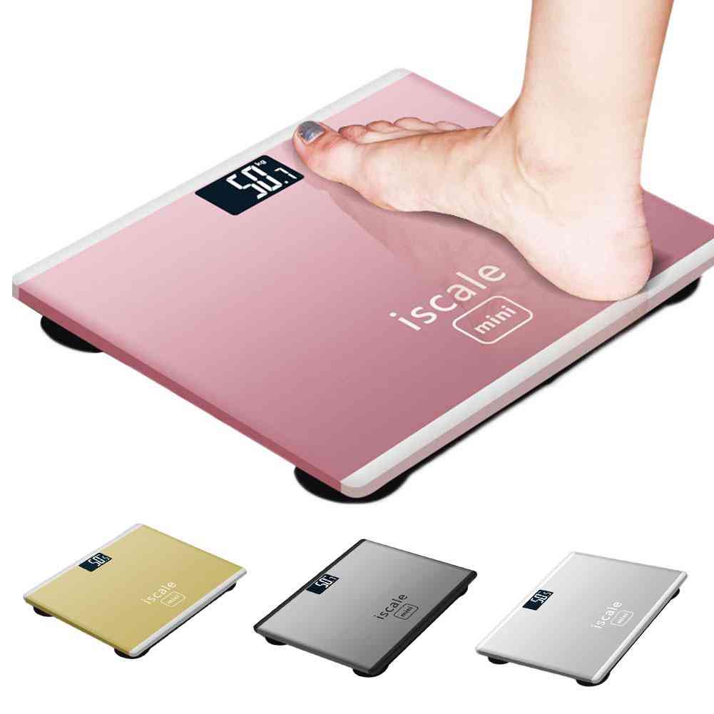 Accurate Smart, Home Bathroom Floor Body Scale With Electronic Glass And Lcd Display