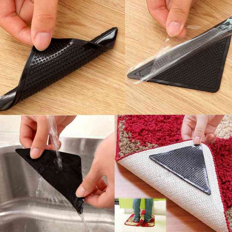 återanvändbara tvättbara klistermärken i silikongrepp för badrumsmattor och matta -