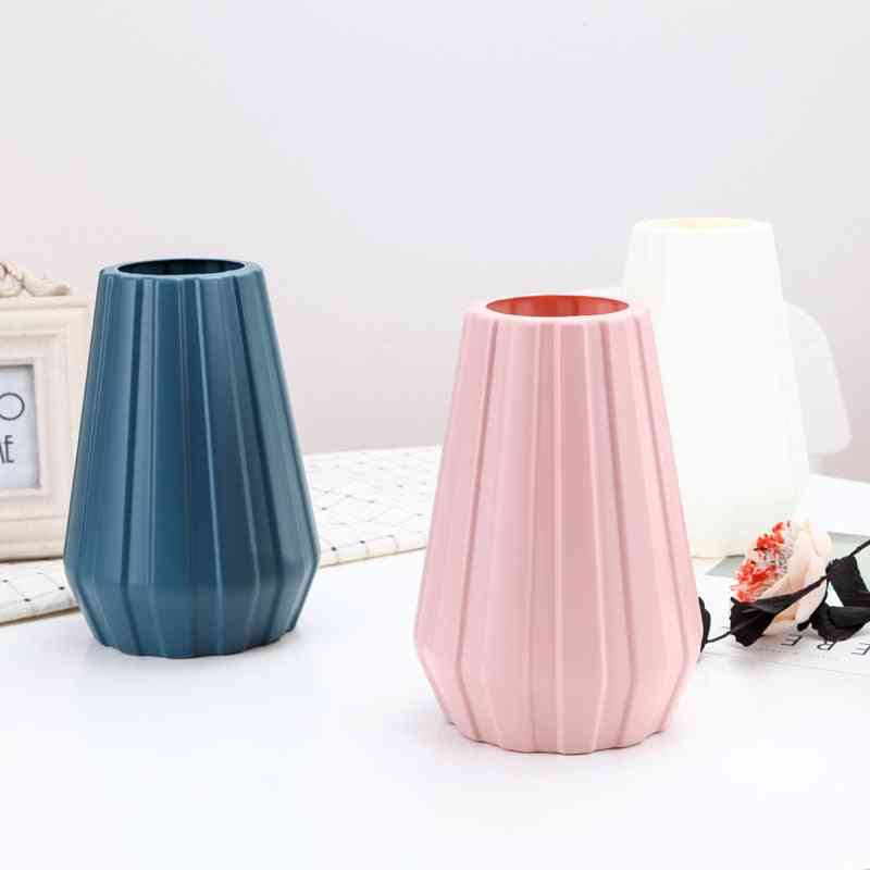 European Style Anti Ceramic Vase Home Decorations - Plastic Vase Shatter-resistant Wedding Decoration