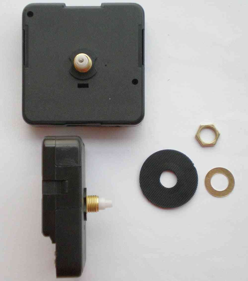Kit de movimiento de reloj de cuarzo diy de 12 mm - eje del mecanismo de husillo reemplazo de reparación de reloj negro colgante clásico