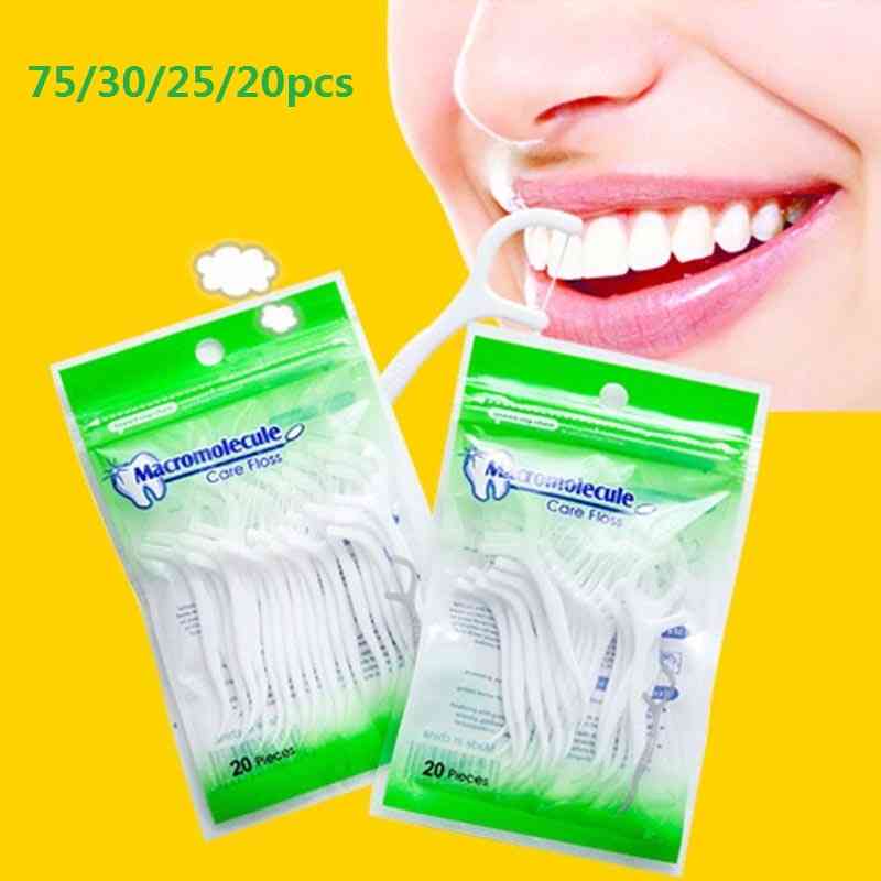 Dental Floss Stick For Teeth Safety