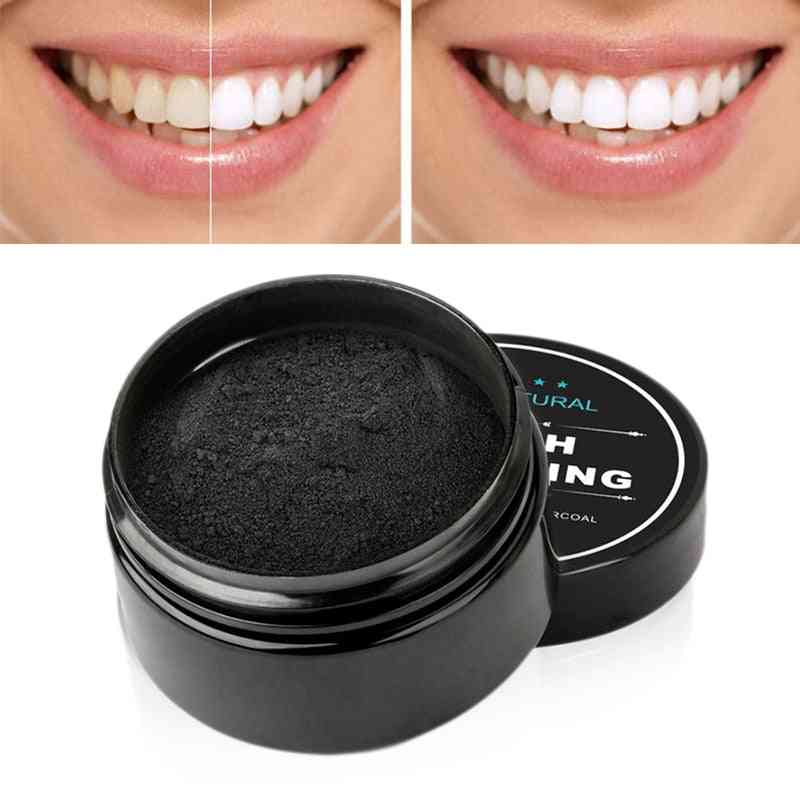 Bamboo Charcoal Teeth Whitening Set - Toothpaste Strong Formula Whitening Tooth Powder