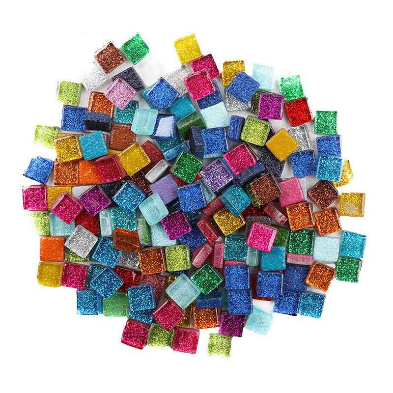 Multi Color Square Sequin Diyglitter Shiny Crystal Mosaic Tiles - Craft Making Materials