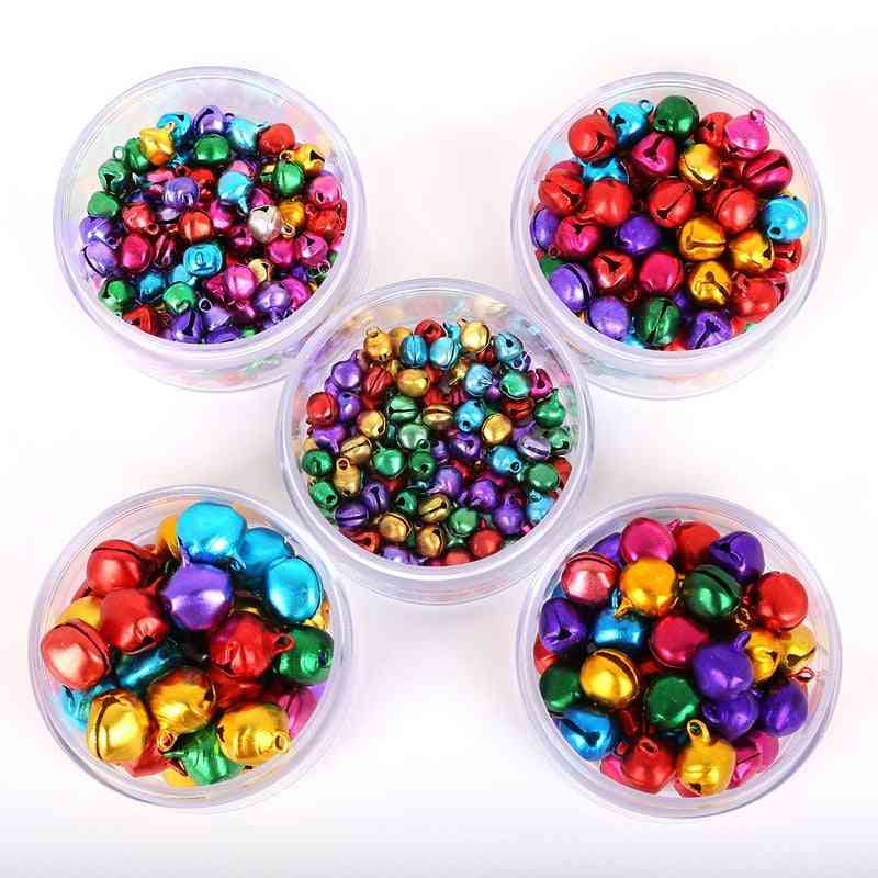 Small Jingle Bells Aluminum Loose Beads For Festival Party, Christmas Tree Decoration