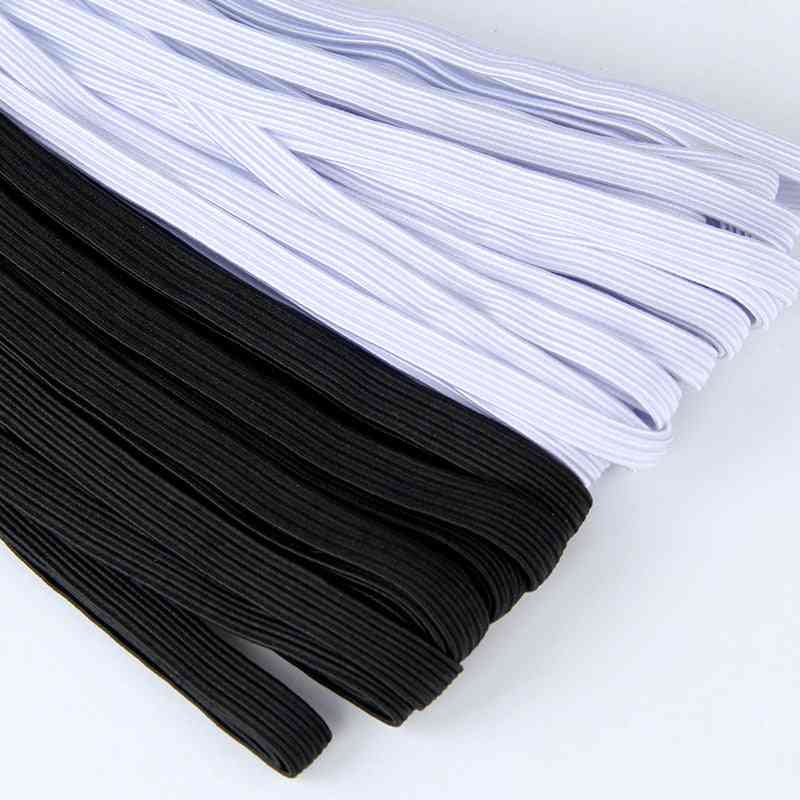 10m Thin Sewing Elastic Band - Wide, Flat Rubber Band, Waistband, Belt For Garments