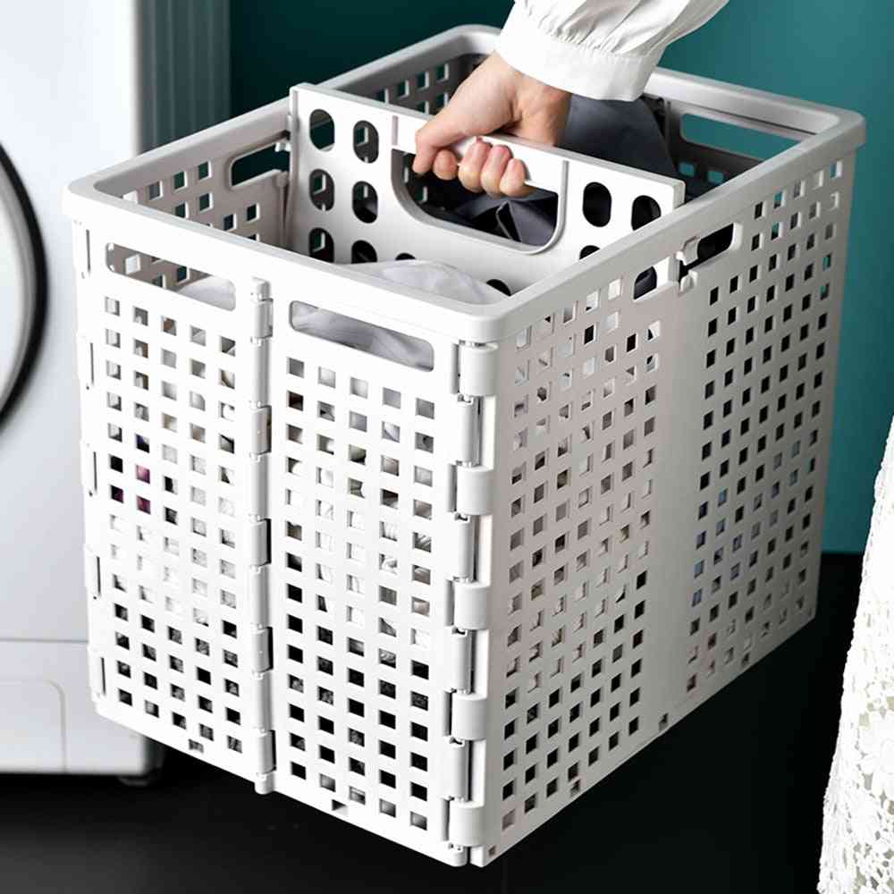 Large Folding Laundry Basket For Dirty Clothes Storage ,toy Organizer Storage - Box Bathroom Organizer