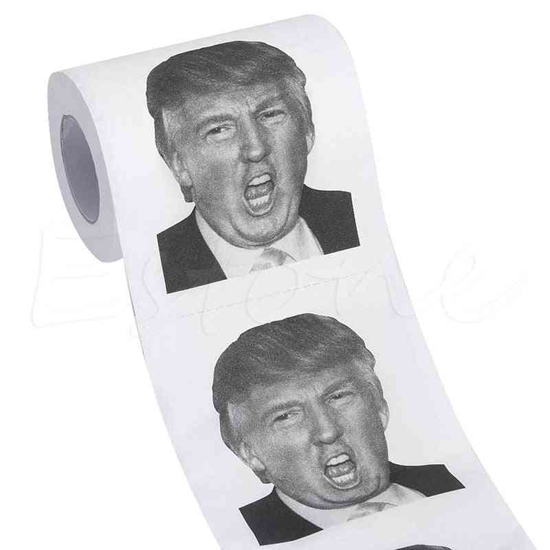 Novelty Gag - Dump With Trump Toilet Roll Paper