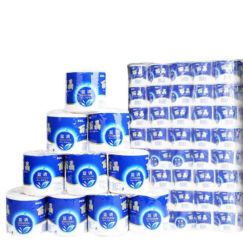6rolls Toilet Roll Paper 3 Layer Home Bath Toilet Roll Paper Primary Wood Pulp Toilet Paper, Tissue Roll