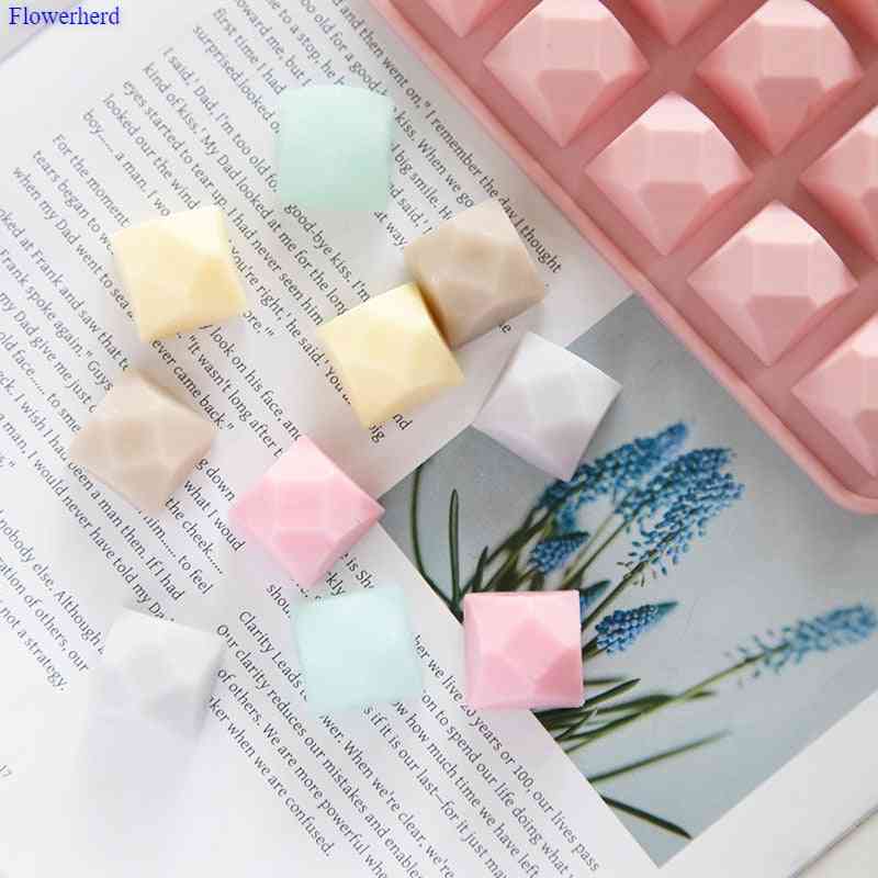 Polygon Silicone Handmade Diy Soap Mold For Chocolate Cake Cookie
