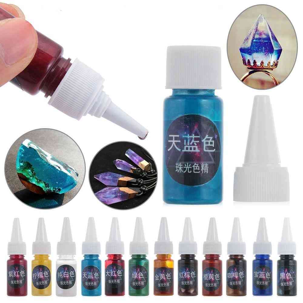 Liquid Pearl Resin Pigment Uv Epoxy Resin Diy Making Crafts For Jewelry Accessories