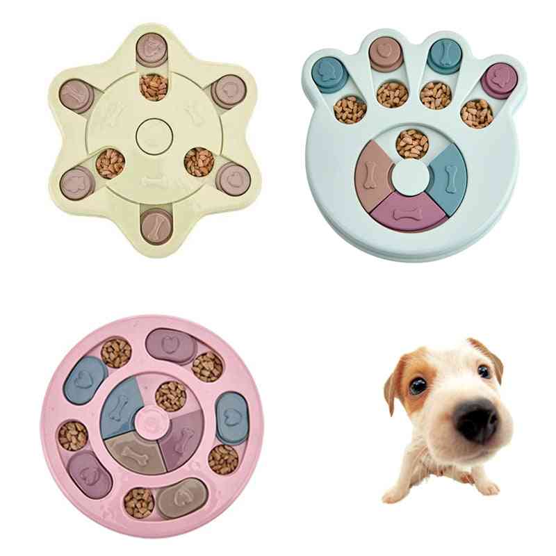 Hondenpuzzelspeelgoed verhogen iq interactieve langzame afgifte voeding hondentraining spelletjes feeder voor kleine middelgrote hond puppy