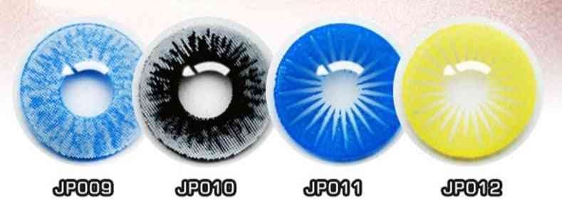1 par? 2st? strålning halloween kontakter galna kontaktlinser för cosplay kosmetiska kontaktlinser