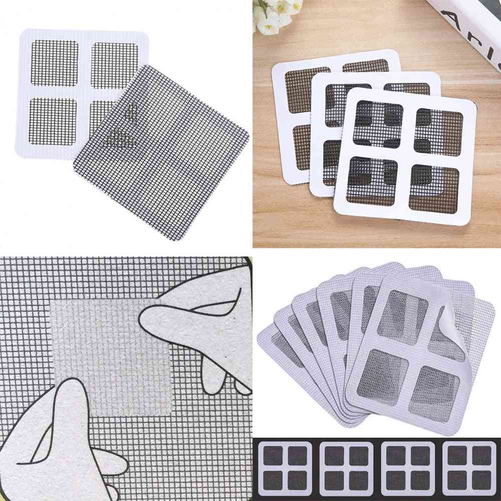 Anti Insect Adhesive Window Repair Screen/wall Patch Stickers 5 Pack - Mesh Window Fix Net Screen