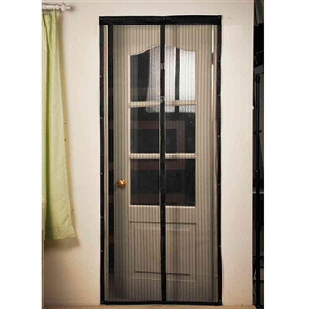 Summer Anti Insect Sandfly Netting Curtain With Magnets On The Door Mosquito Mesh Screen