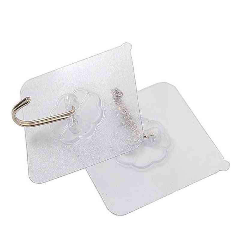 Adhesive  Transparent Wall Vacuum Sucker, Hanger Hook,  Suction Cup For Bathroom