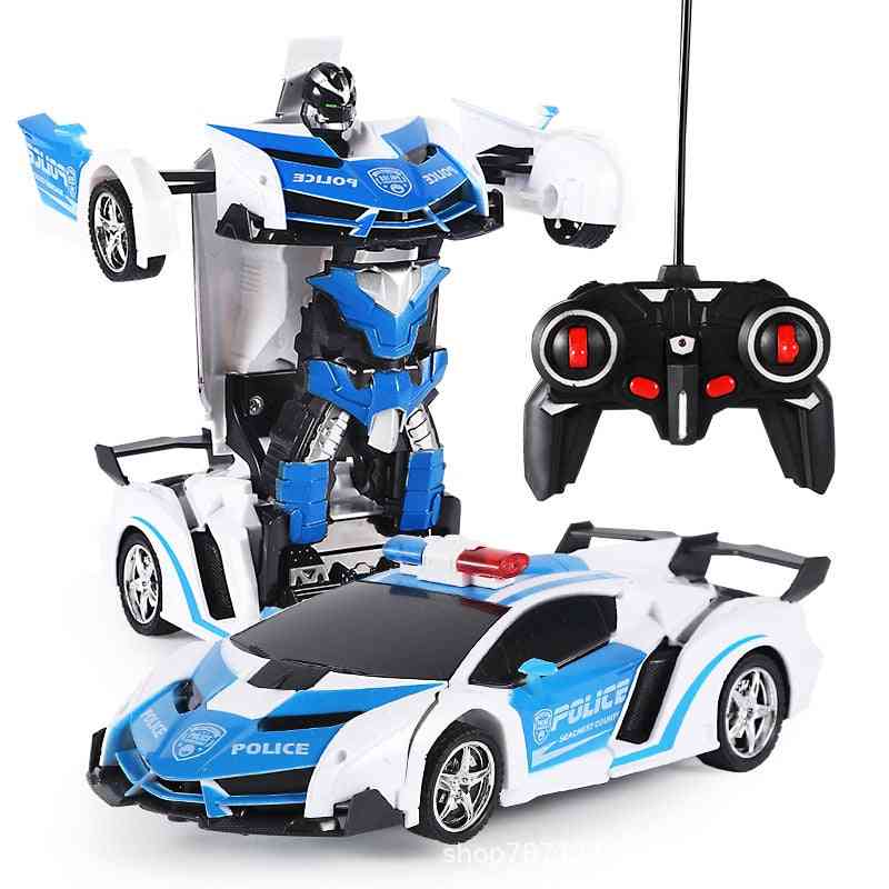 2 In 1 Rc Car Toy Transformation Robots Car - Driving Vehicle Sports Cars , Models Remote Control Car Rc Toy