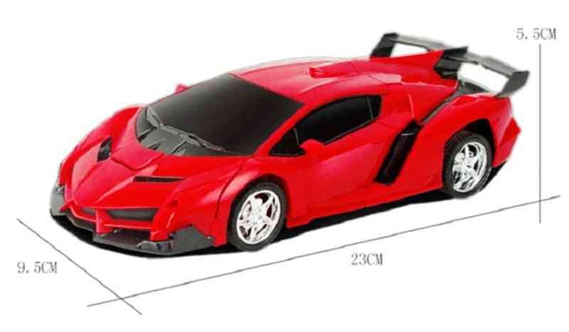 2 en 1 coche rc robot transformación de juguete coche - conducción de vehículos deportivos, modelos de coche de control remoto rc toy
