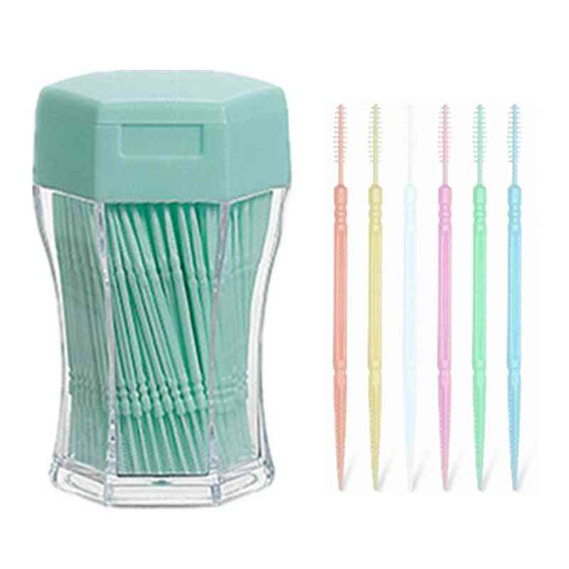 Dental Flosser Tooth Brush - Cleaner Stick Pick