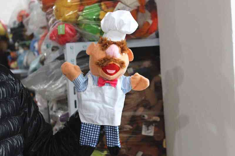 Kermit, Fozzie Bear, Swedish Chef Hand Puppets For Kids