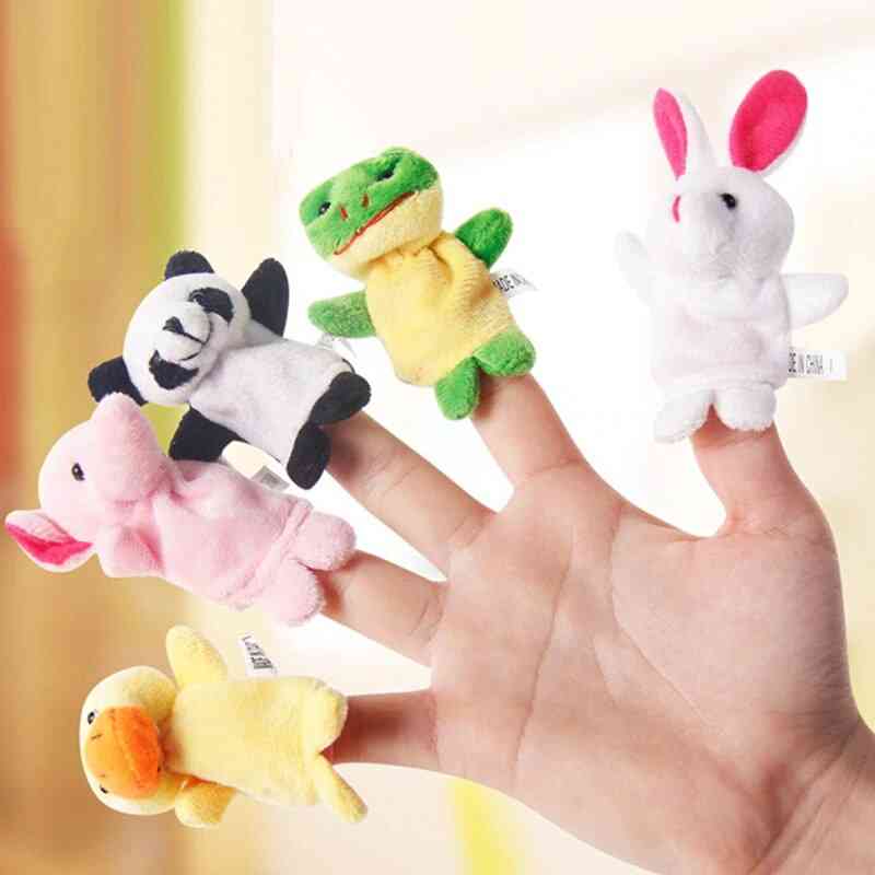 10pcs Double Layer Baby Cute Finger Puppets / Plush