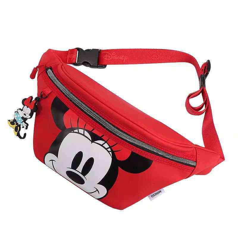Disneys nya män och kvinnor bältesväska - mickey mouse axelväska för pojkar / flickor