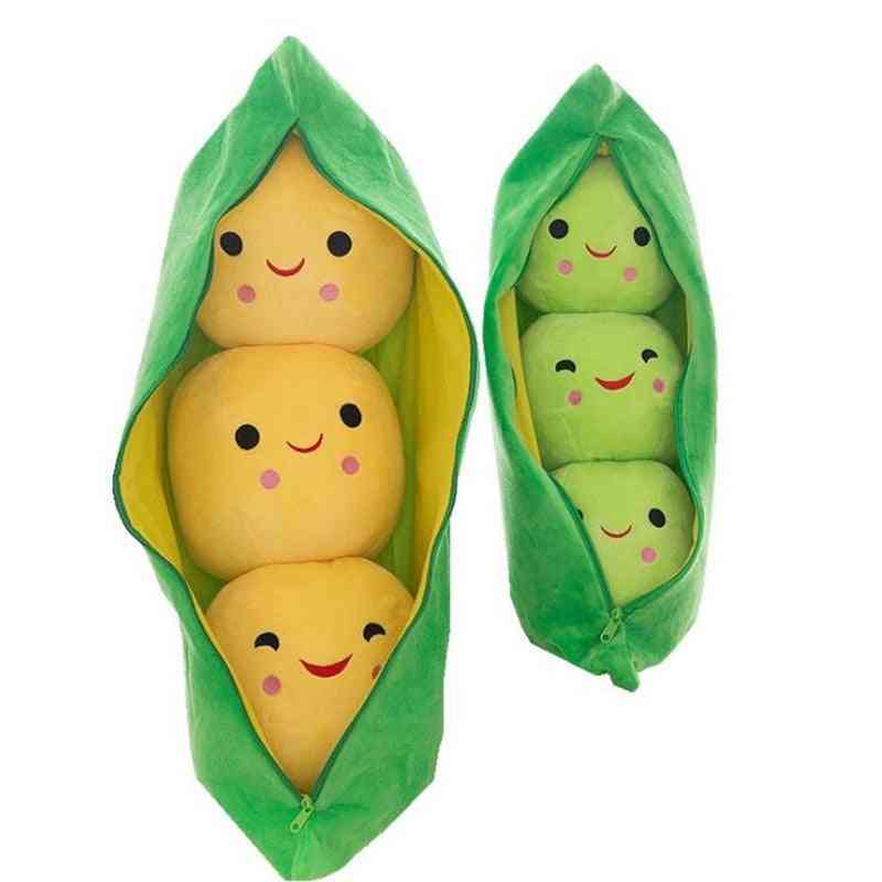 25cm Cute Kids Baby Plush Toy ,pea Stuffed Plant Doll - Kawaii For / Gift