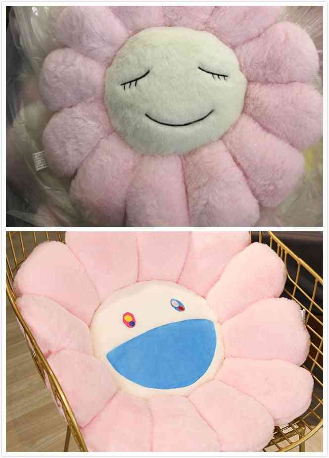 Sun Flowers Design-super Big, Plush And Stuffed Pillow Soft Toy