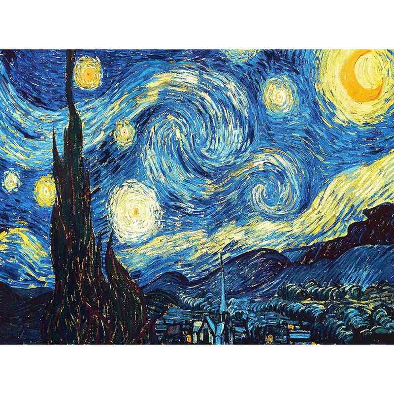 5d Diamond Embroidery Diy Home Decoration Cross Stitch Kit - Abstract Oil Painting Resin Hobby Craft