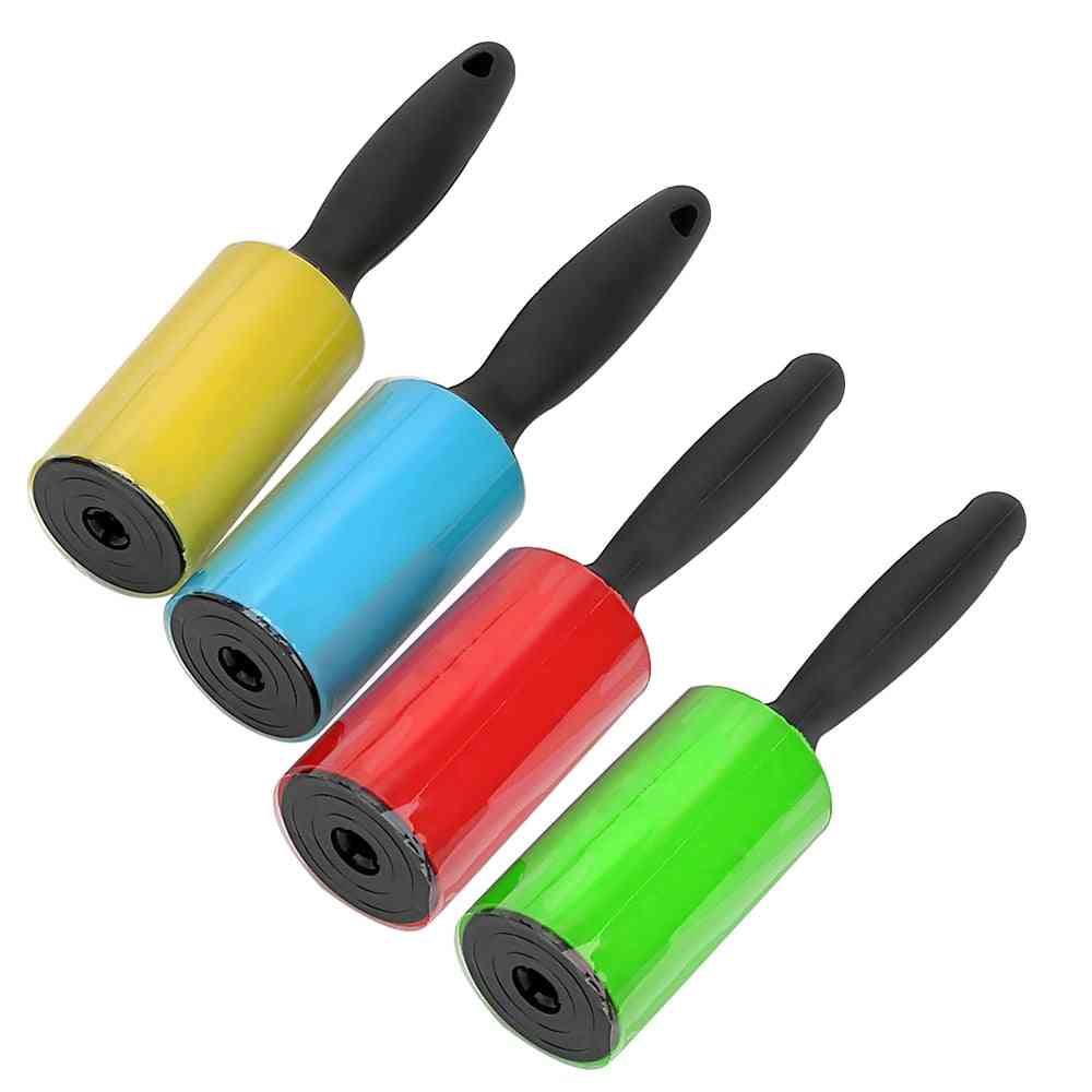 Sticky Silicone Dust Wiper Cat Dog Clothes Tousle Remover - Reusable Washable Lint Roller Bed Hair Cleaning Brush
