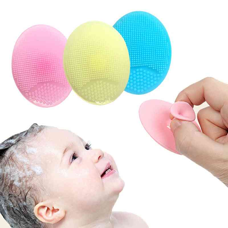 Silikonowa podkładka do masażu dla niemowląt, szczotka do szorowania twarzy, odkurzacz, złuszczający zaskórnik FDA - Chiny / 01