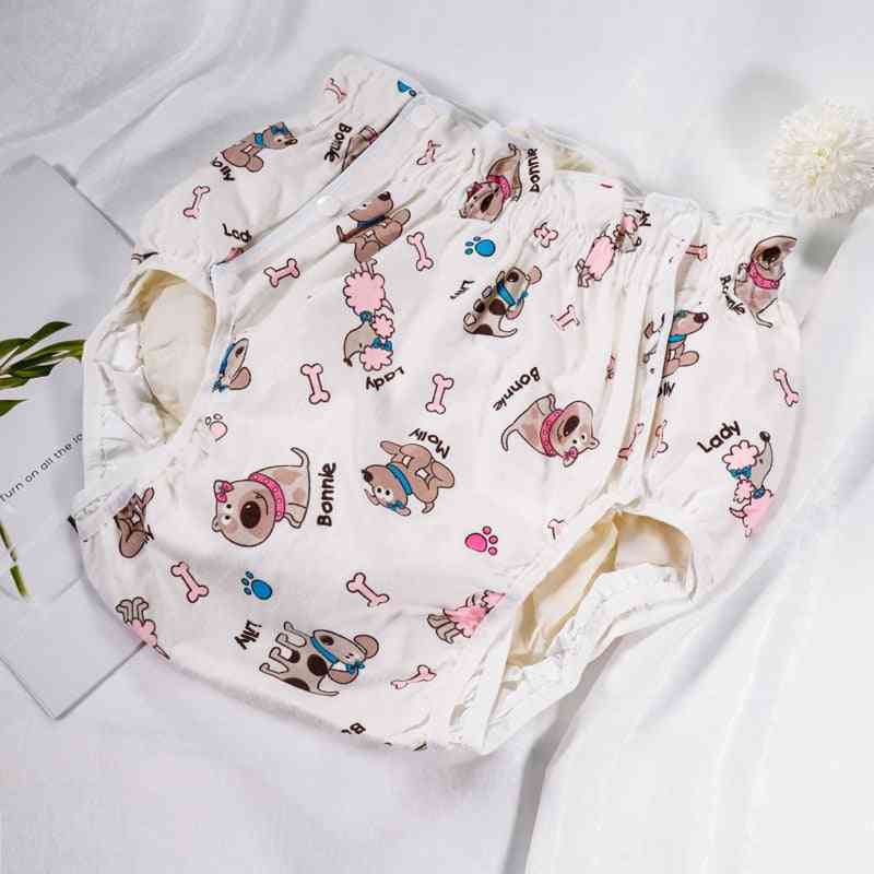 S Size Adult Diaper - Cute Dog Design, Incontinence Pants For Adults