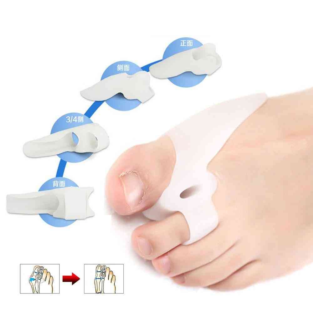 Big Toe Straightener, Thumb Valgus Protector, Two Hole Toe Separator, Feet Massager