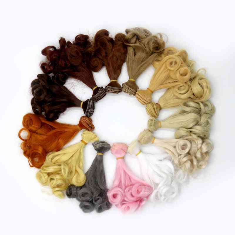Gradient Color Doll Hair - Natural Wig