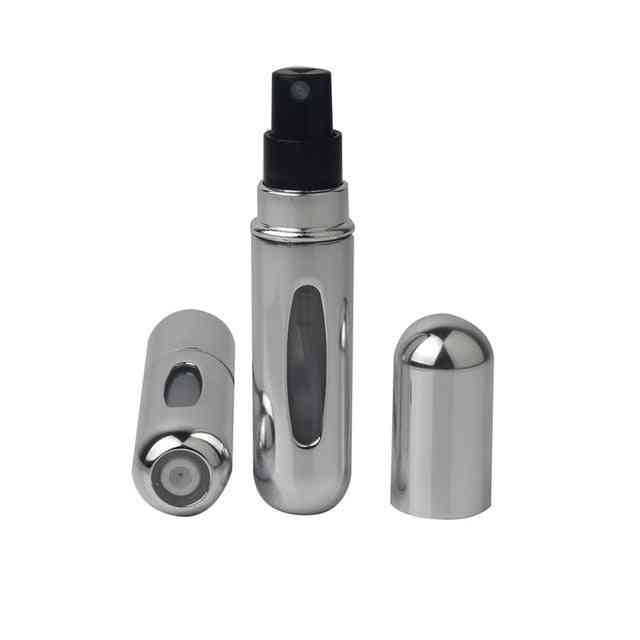 Refillable Mini Perfume Spray Bottle - Portable Travel Cosmetic Container