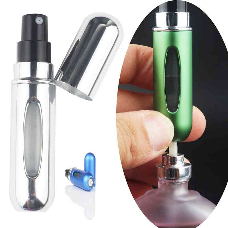 Mini Refillable Conveniet Empty Atomizer Perfume Bottles, Scent Pump, Spray Case