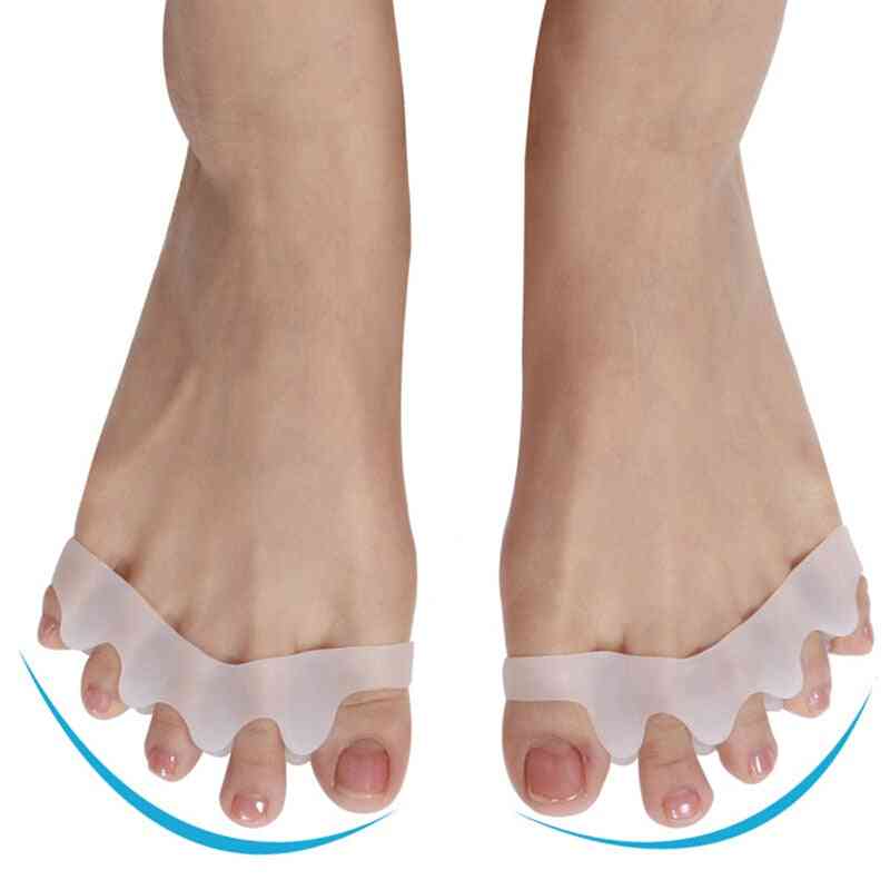 Toe Separator, Silicone Feet Straightener Spreader Foot Care Tool