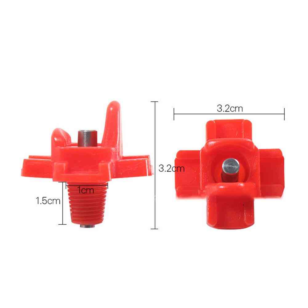 Mounted Horizontal Side Automatic Poultry Nipples Drinker Waterer For Chicken Quail
