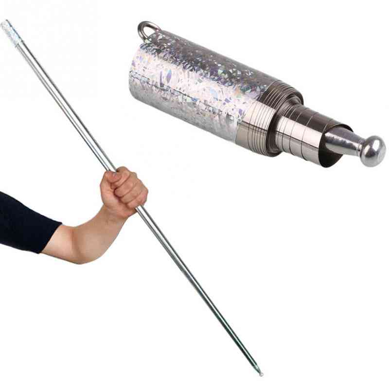 Appearing Cane Silver Cudgel Metal Magic Tricks For Professional Magician Stage Street Close Up Illusion