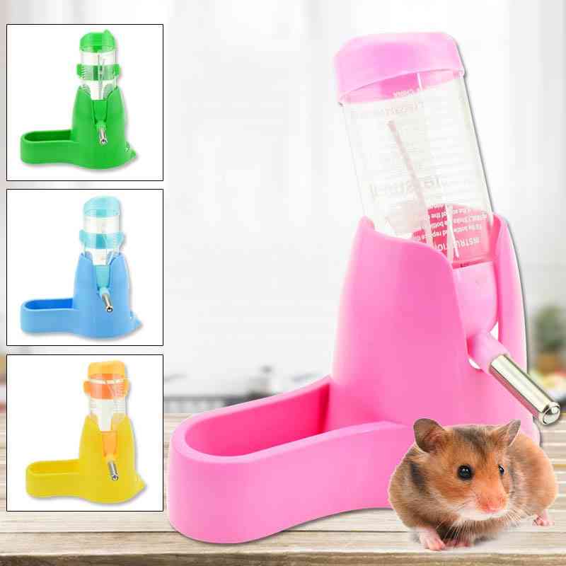 Hamster Water Bottle, Automatic Feeding Device Food Container, Small Animal Accessories