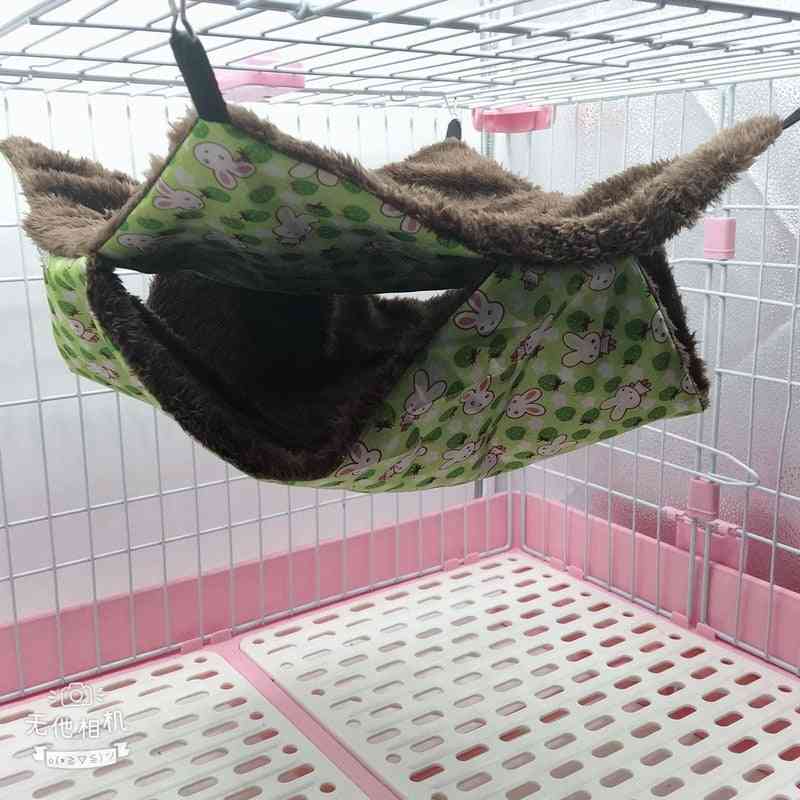 Pet Warm Hammock Hamster Hang Mat - Bed Seat Cage For Sleeping
