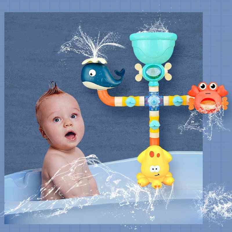 Game Shark, Crab, Octopus Bath - Pipeline Water Spray Shower For
